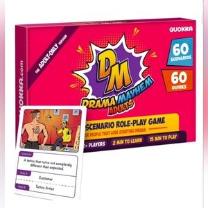 QUOKKA Drama/Mayhem Charades Game for Adults